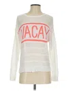 Rio & Rian Pullover Sweater In White