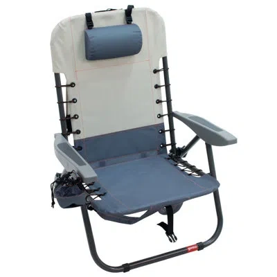 Rio Brands Lace Up Removable Backpack Chair In Slate