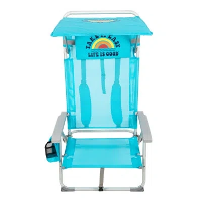 Rio Brands Life Is Good® Aluminum Mesh Backpack Shade Chair In Blue