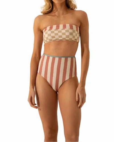 Rio De Jas Catarina Bikini Set In Pink/beige In Multi