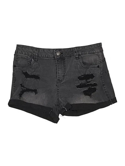Pre-owned Rio Denim Shorts In Black