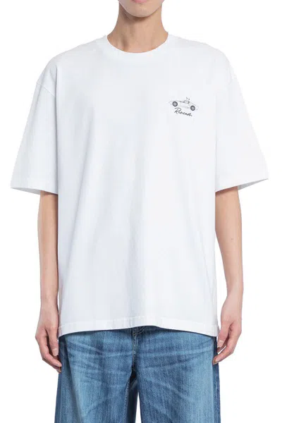 Riocam Car-embroidered T-shirt In White
