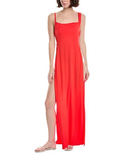 Riot Monroe Maxi Cover-up Dress In Yellow