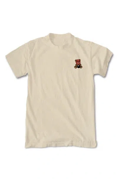 Riot Society 8ball Bear Cotton Crew T-shirt In Neutral