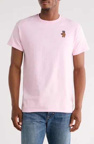 Riot Society Bear Cotton Graphic T-shirt In Pink