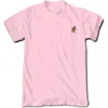 Riot Society Skull Rose Embroidery Cotton T-shirt In Light Pink