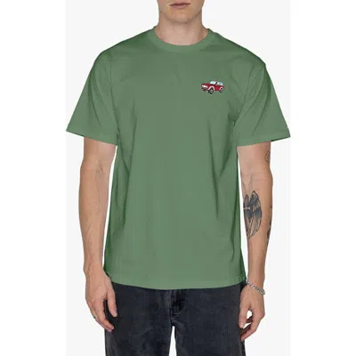 Riot Society Bronco Cotton Graphic T-shirt In Green