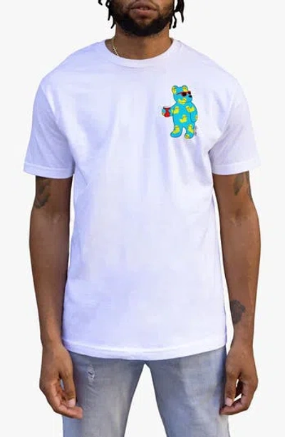 Riot Society Ducky Bear Cotton Graphic T-shirt In White
