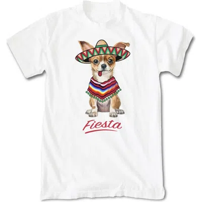 Riot Society Fiesta Dog Graphic T-shirt In White