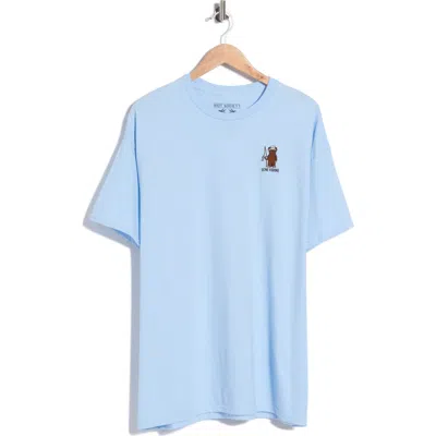 Riot Society Gone Fishing Embroidered Tee In Multi