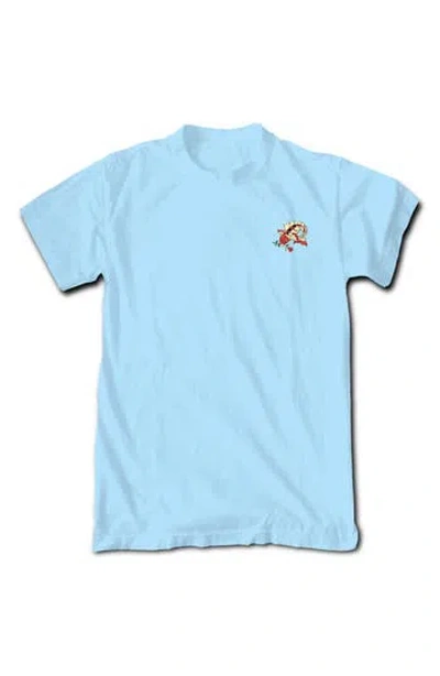 Riot Society Koi Emblem Graphic T-shirt In Blue