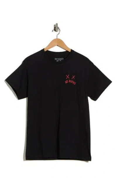 Riot Society No Bueno Embroidered Cotton T-shirt In Blue