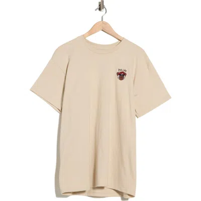 Riot Society Pug Life Embroidered Tee In Pink