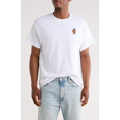 Riot Society Riot Bear Cotton Graphic T-shirt In White