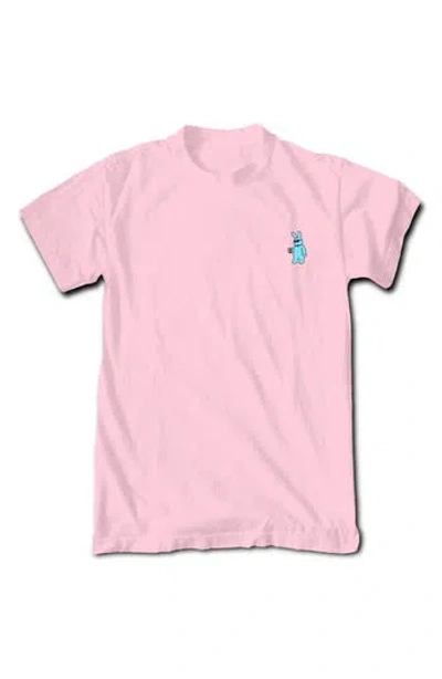 Riot Society Riot Bunny Graphic Emblem T-shirt In Pink
