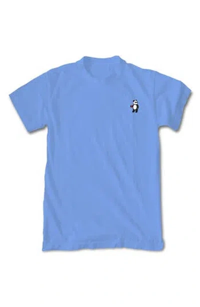 Riot Society Riot Panda Emblem Graphic T-shirt In Blue