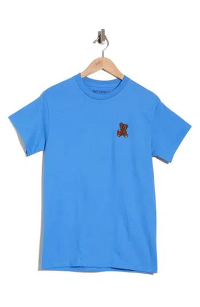 Riot Society Stitch Teddy Cotton Graphic T-shirt In Blue
