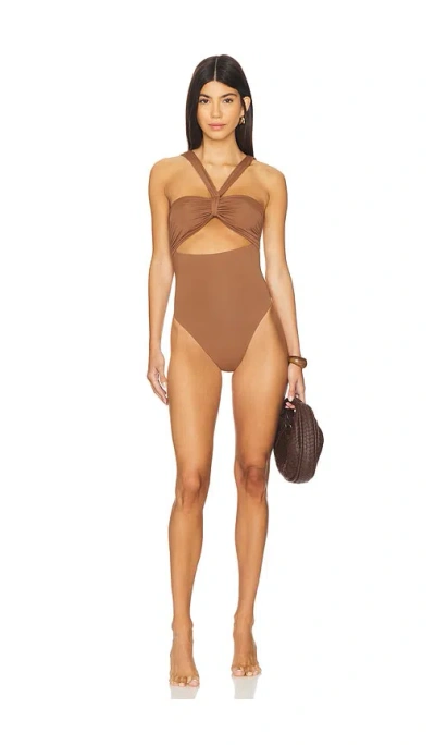 Riot Swim Colt One Piece In Brown Sugar
