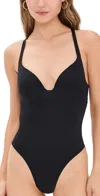 Riot Swim Dax One Piece Black In Black