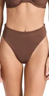 Riot Swim Kai Bottoms In Chocolate