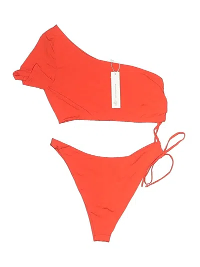 Pre-owned Riot Swim One Piece Swimsuit In Orange