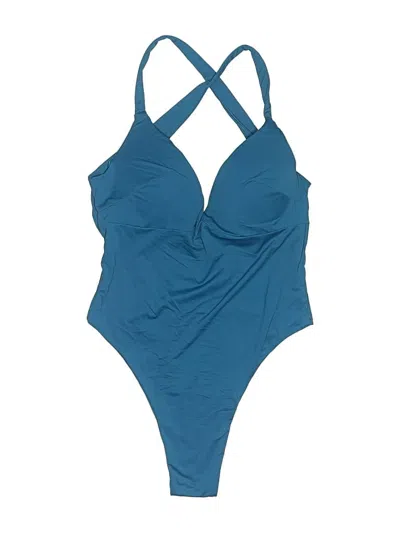 Pre-owned Riot Swim One Piece Swimsuit In Teal