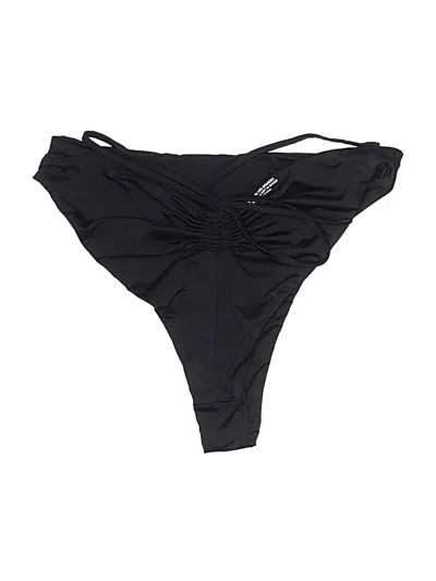 Pre-owned Riot Swim Swimsuit Bottoms In Black
