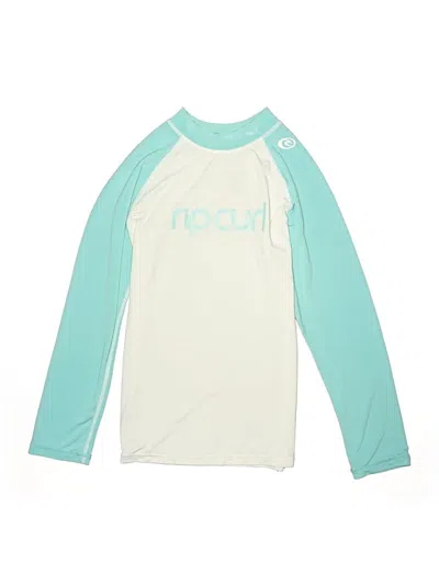 Pre-owned Rip Curl Kids' 3/4 Sleeve T-shirt In Blue