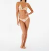 Rip Curl Always Summer Cheeky Bottom In Gold In Gold