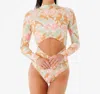 Rip Curl Always Summer Surfsuit In Beige In Multi