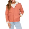Rip Curl Anti-series Anoeta Classic Quilted Hooded Jacket In Orange