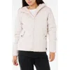 Rip Curl Anti-series Anoeta Classic Quilted Hooded Jacket In White