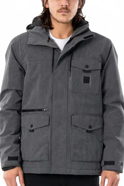 Rip Curl Anti Series Heatseeker Jacket In Black In Gray