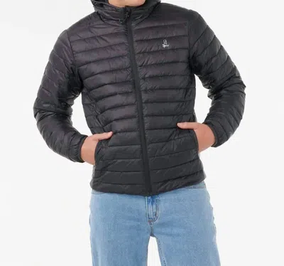 Rip Curl Anti Series Search Puffer Hoodie In Black