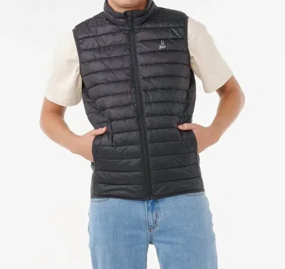 Rip Curl Anti Series Search Puffer Vest In Black