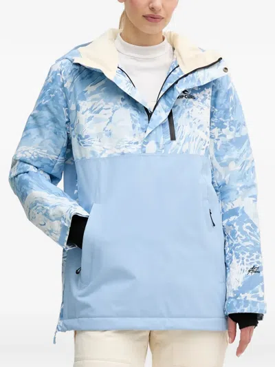 Rip Curl Anti-series Abstract-print Ski Jacket In Black