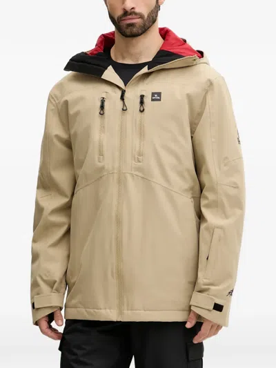 Rip Curl Anti-series Freerider Ski Jacket In Neutral