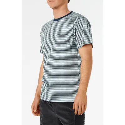 Rip Curl Aots Stripe T-shirt In Blue