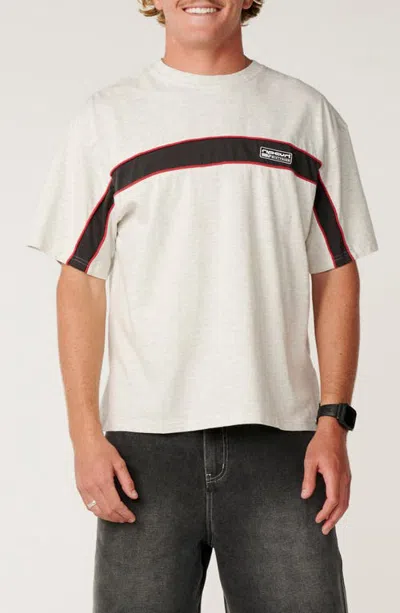 Rip Curl Archive 69 Panel Cotton T-shirt In Sports Marle