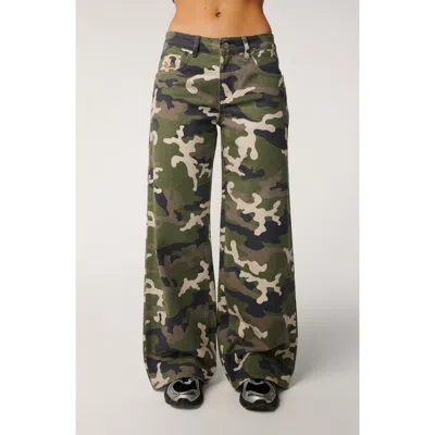 Rip Curl Archive Baggy Wide Leg Jeans In Multi