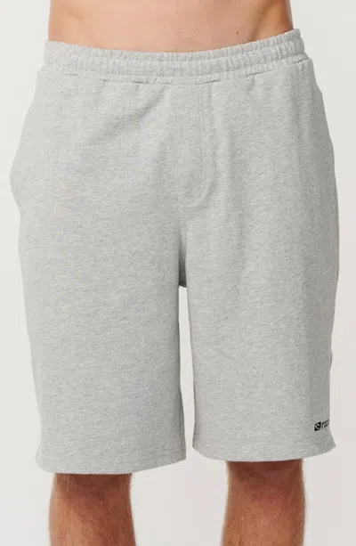 Rip Curl Archive Cotton Jersey Athletic Shorts In Grey Marle