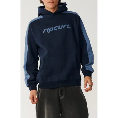 Rip Curl Archive Panel Cotton Blend Hoodie In Multi