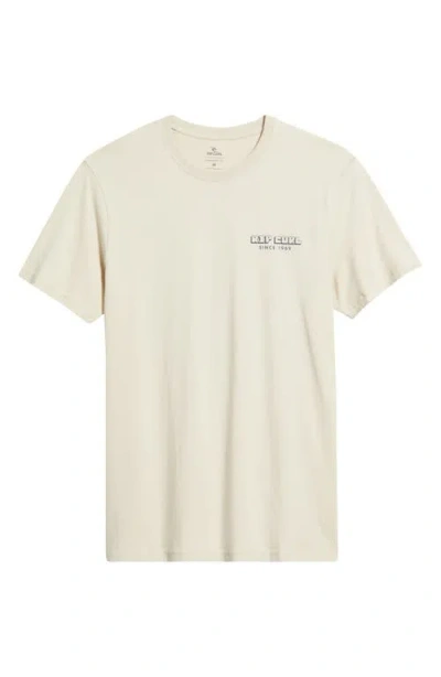 Rip Curl Artist Of The Search Sailboat Cotton Graphic T-shirt In White