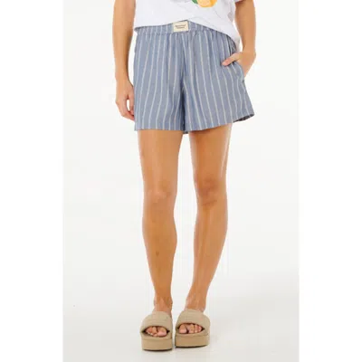 Rip Curl Beach Days Pinstripe Shorts In Multi