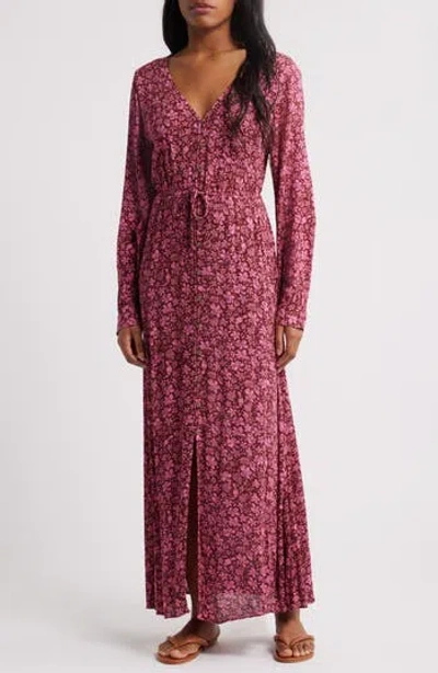 Rip Curl Beach Party Maxi Dress In Hot Pink