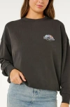 Rip Curl Bells Heritage Graphic Sweatshirt In Brown