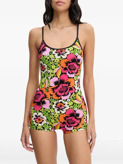 Rip Curl Blooming Short Jane Floral-print Swimsuit In Multi