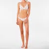 Rip Curl Blossom High Leg Revo Skimp In Cream In White
