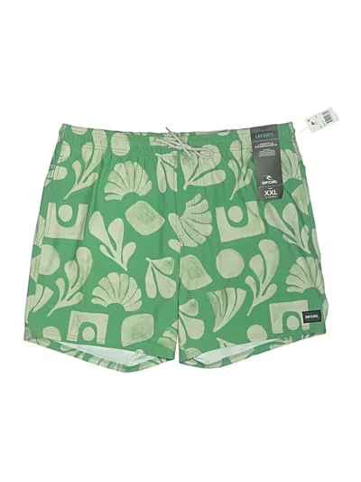 Pre-owned Rip Curl Board Shorts In Green