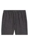 Rip Curl Boardwalk Jackson V Drawstring Shorts In Black